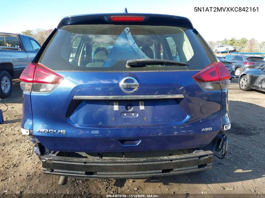 5N1AT2MVXKC842161 2019 Nissan Rogue S