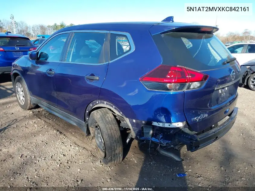 5N1AT2MVXKC842161 2019 Nissan Rogue S