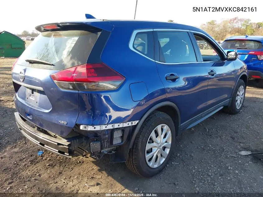 5N1AT2MVXKC842161 2019 Nissan Rogue S
