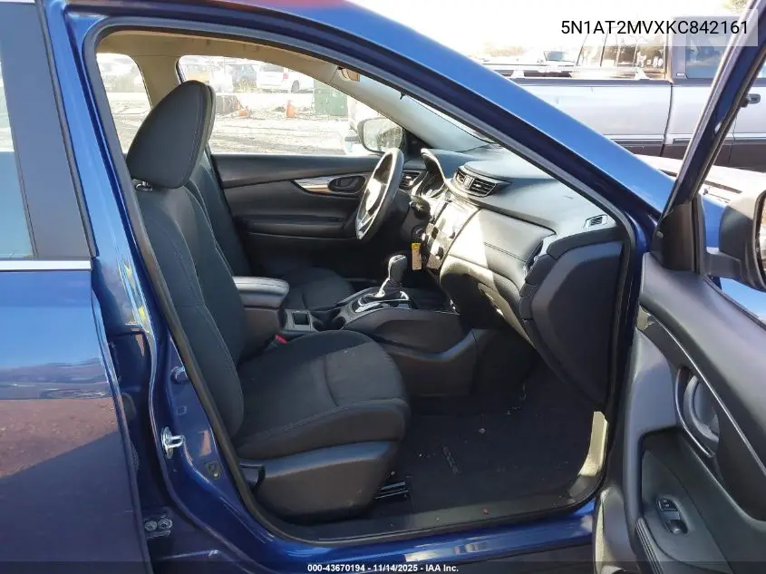 5N1AT2MVXKC842161 2019 Nissan Rogue S