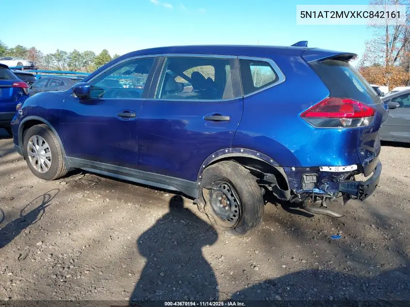 5N1AT2MVXKC842161 2019 Nissan Rogue S