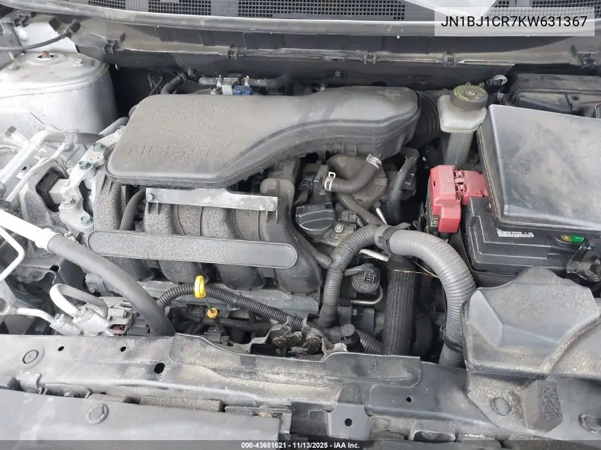 JN1BJ1CR7KW631367 2019 Nissan Rogue Sport S