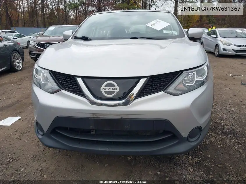 JN1BJ1CR7KW631367 2019 Nissan Rogue Sport S