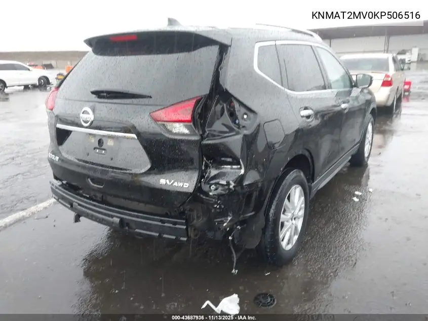 KNMAT2MV0KP506516 2019 Nissan Rogue Sv