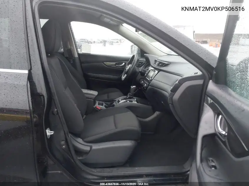 KNMAT2MV0KP506516 2019 Nissan Rogue Sv