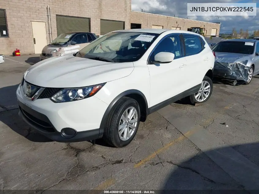 JN1BJ1CP0KW222545 2019 Nissan Rogue Sport S