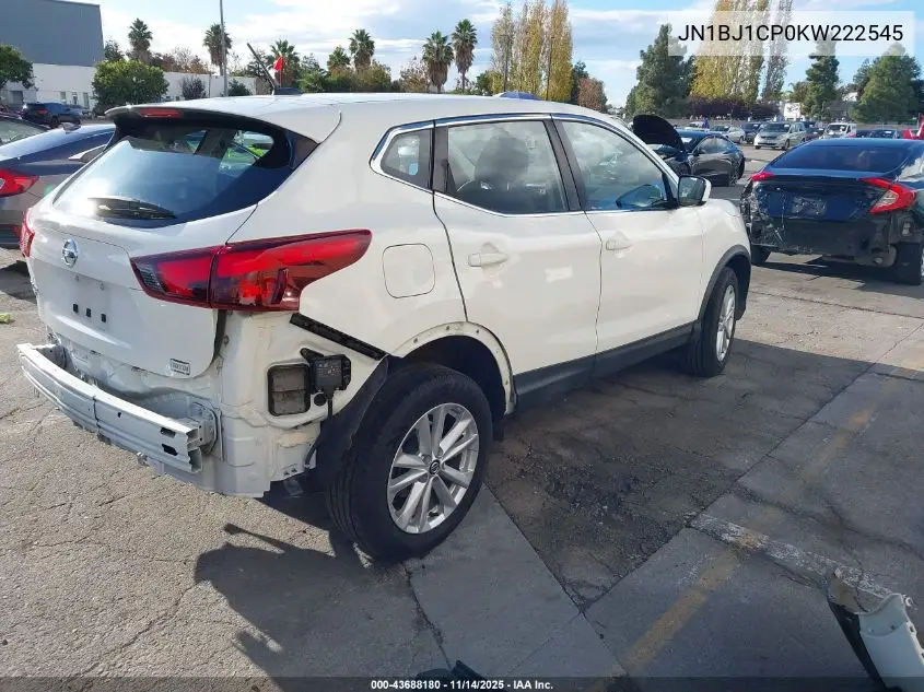 JN1BJ1CP0KW222545 2019 Nissan Rogue Sport S