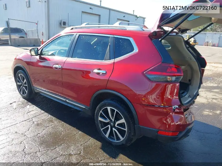 5N1AT2MV0KC722160 2019 Nissan Rogue Sl