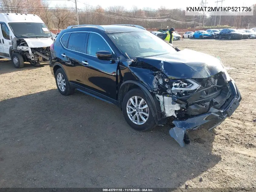 KNMAT2MV1KP521736 2019 Nissan Rogue S