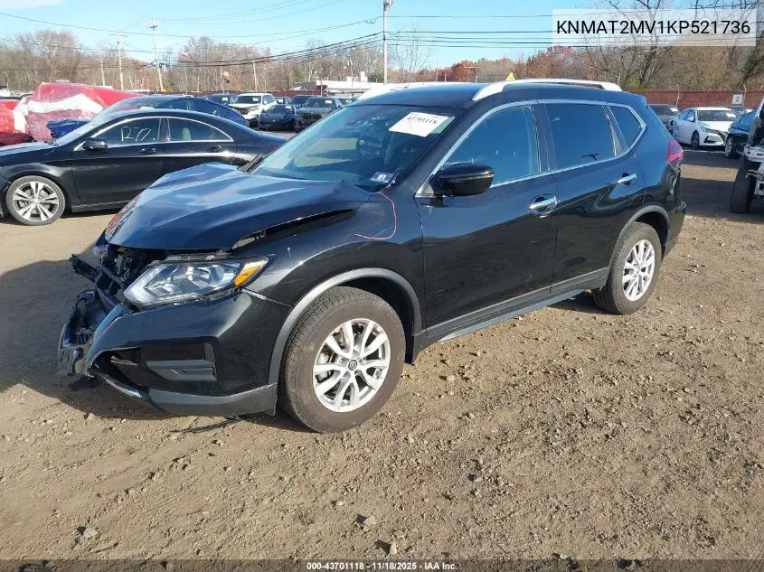KNMAT2MV1KP521736 2019 Nissan Rogue S