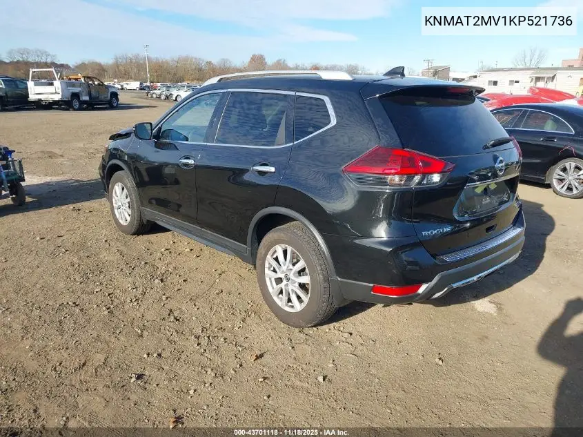 KNMAT2MV1KP521736 2019 Nissan Rogue S