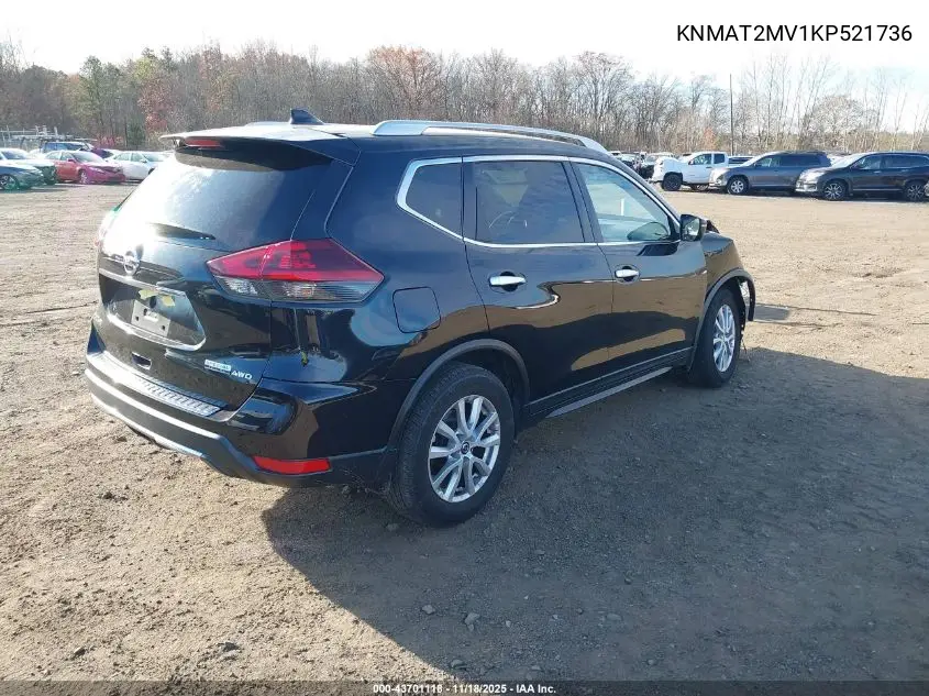 KNMAT2MV1KP521736 2019 Nissan Rogue S