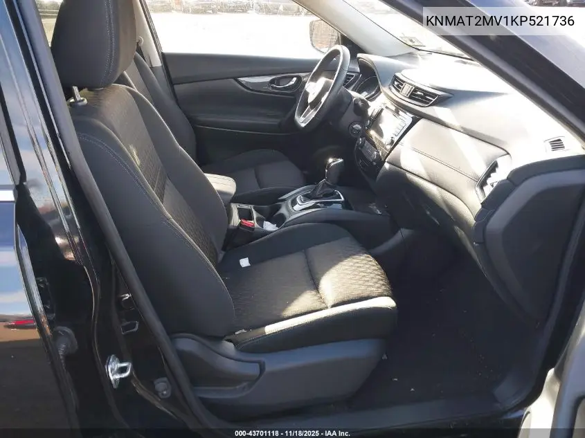 KNMAT2MV1KP521736 2019 Nissan Rogue S