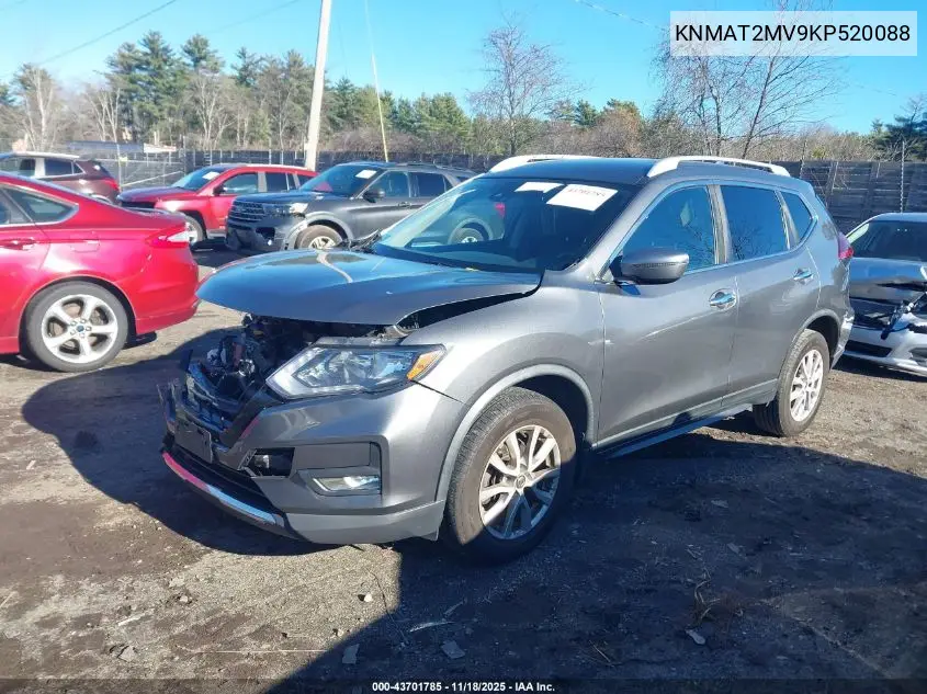 KNMAT2MV9KP520088 2019 Nissan Rogue Sv
