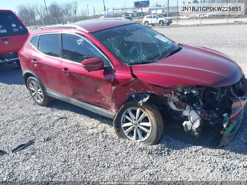 JN1BJ1CP0KW225851 2019 Nissan Rogue Sport Sv
