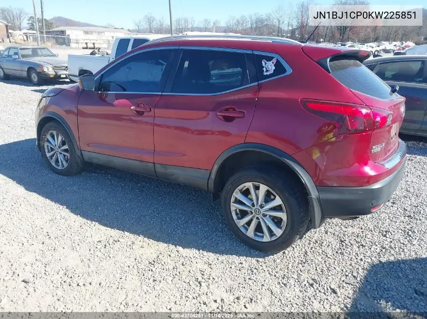 JN1BJ1CP0KW225851 2019 Nissan Rogue Sport Sv