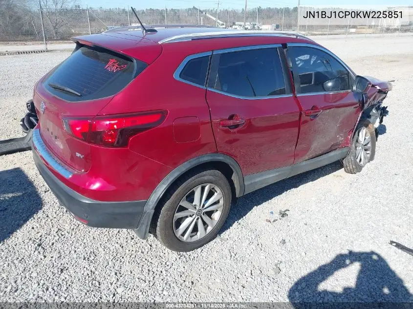 JN1BJ1CP0KW225851 2019 Nissan Rogue Sport Sv