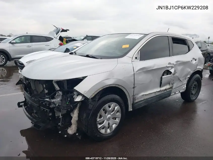 JN1BJ1CP6KW229208 2019 Nissan Rogue Sport S