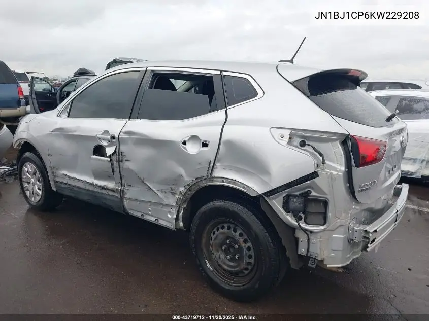 JN1BJ1CP6KW229208 2019 Nissan Rogue Sport S