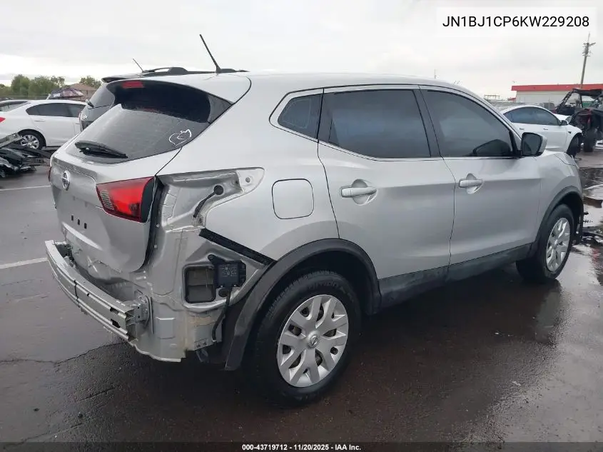 JN1BJ1CP6KW229208 2019 Nissan Rogue Sport S