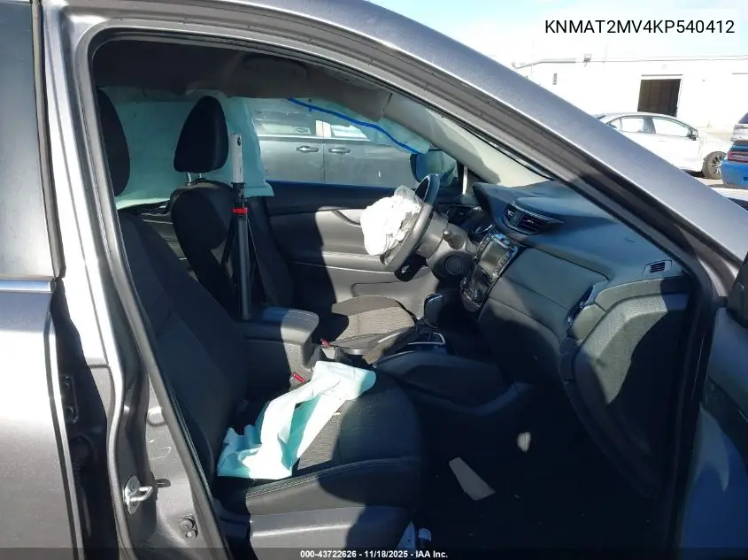 KNMAT2MV4KP540412 2019 Nissan Rogue Sv