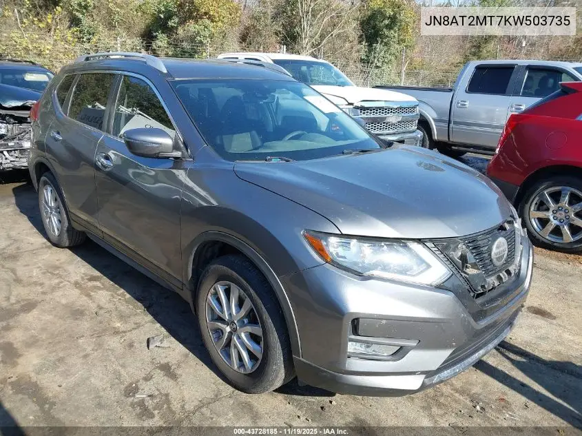 JN8AT2MT7KW503735 2019 Nissan Rogue Sv