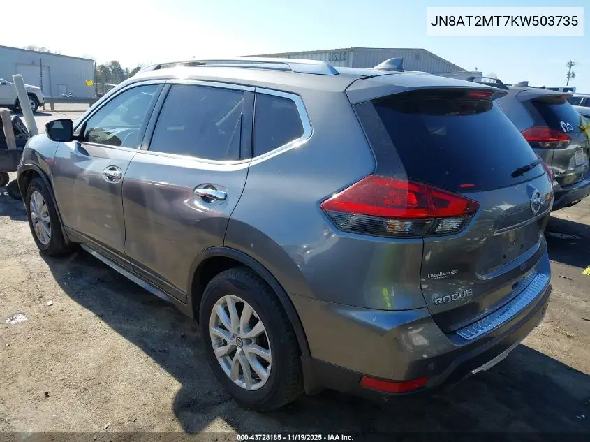 JN8AT2MT7KW503735 2019 Nissan Rogue Sv