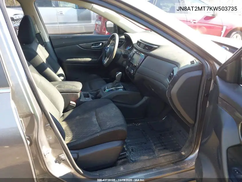 JN8AT2MT7KW503735 2019 Nissan Rogue Sv