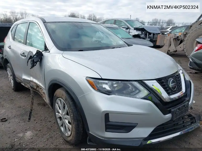 KNMAT2MV4KP502324 2019 Nissan Rogue S