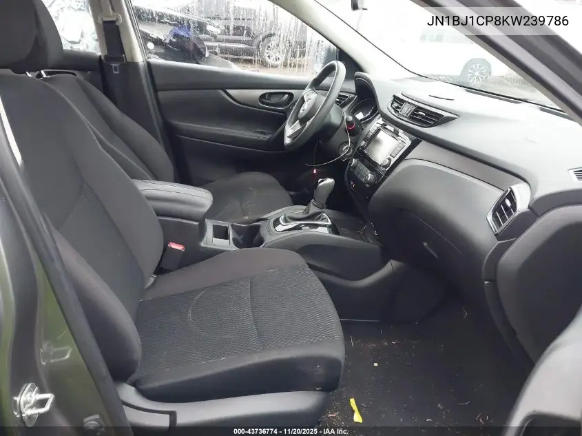 JN1BJ1CP8KW239786 2019 Nissan Rogue Sport S