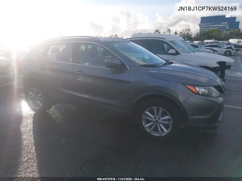 JN1BJ1CP7KW524169 2019 Nissan Rogue Sport Sv