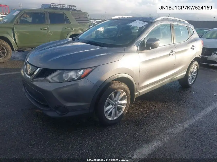 JN1BJ1CP7KW524169 2019 Nissan Rogue Sport Sv