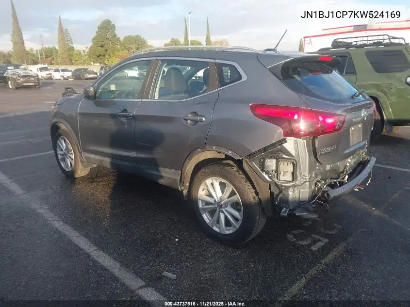 JN1BJ1CP7KW524169 2019 Nissan Rogue Sport Sv