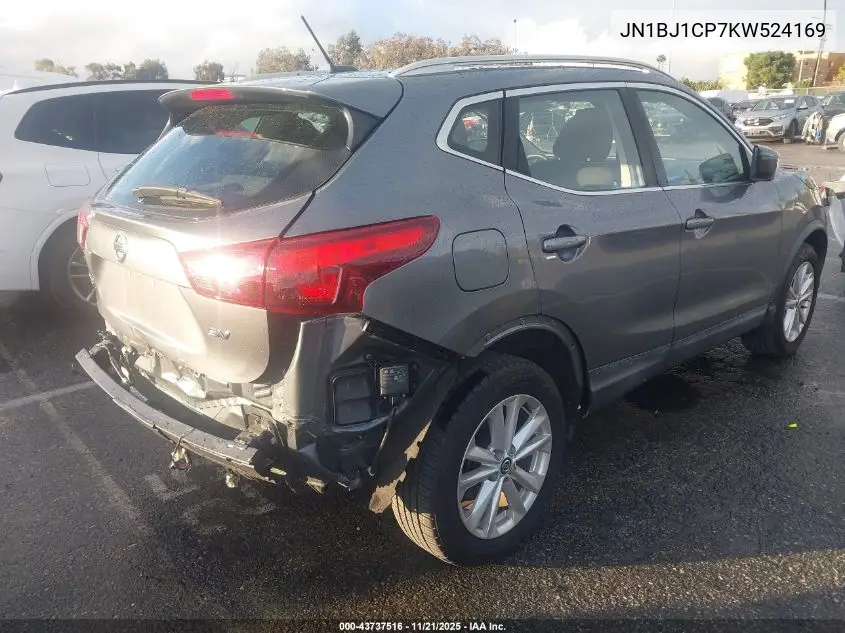 JN1BJ1CP7KW524169 2019 Nissan Rogue Sport Sv