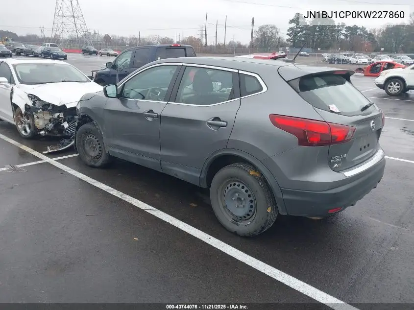 JN1BJ1CP0KW227860 2019 Nissan Rogue Sport S