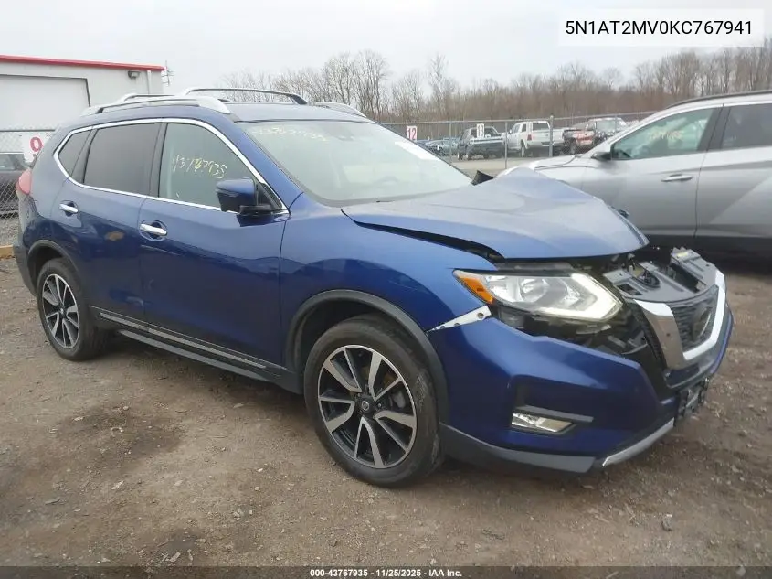 5N1AT2MV0KC767941 2019 Nissan Rogue Sl
