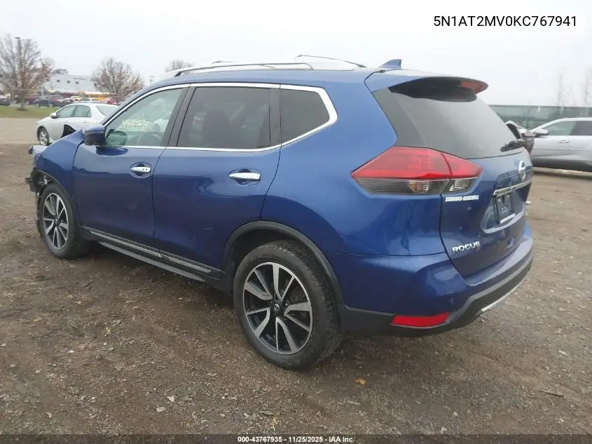 5N1AT2MV0KC767941 2019 Nissan Rogue Sl