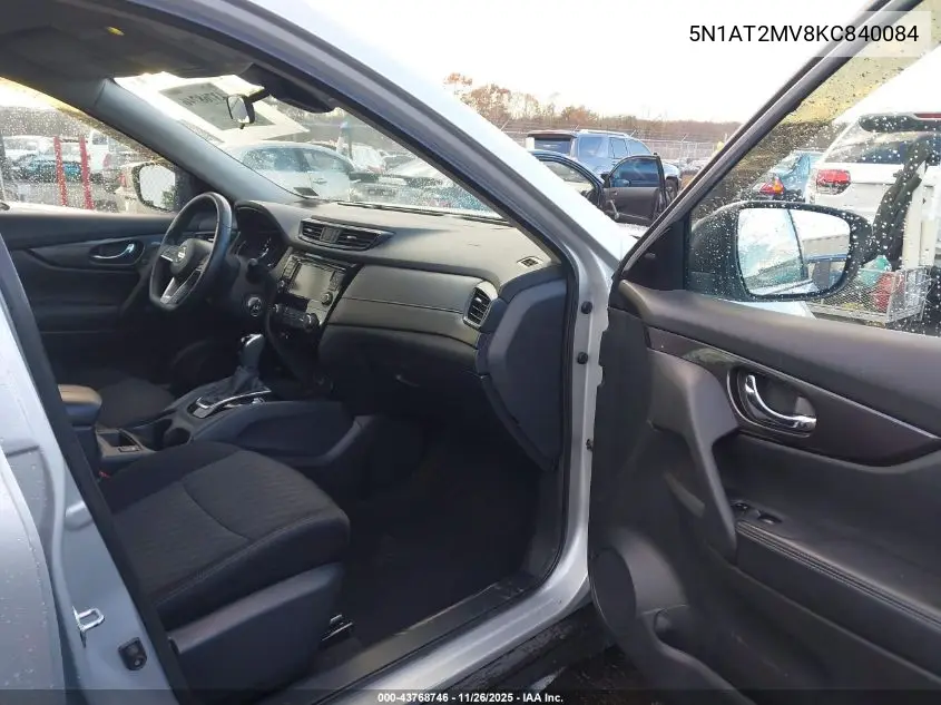 5N1AT2MV8KC840084 2019 Nissan Rogue S