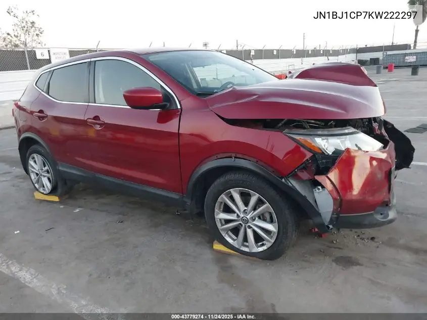 JN1BJ1CP7KW222297 2019 Nissan Rogue Sport S