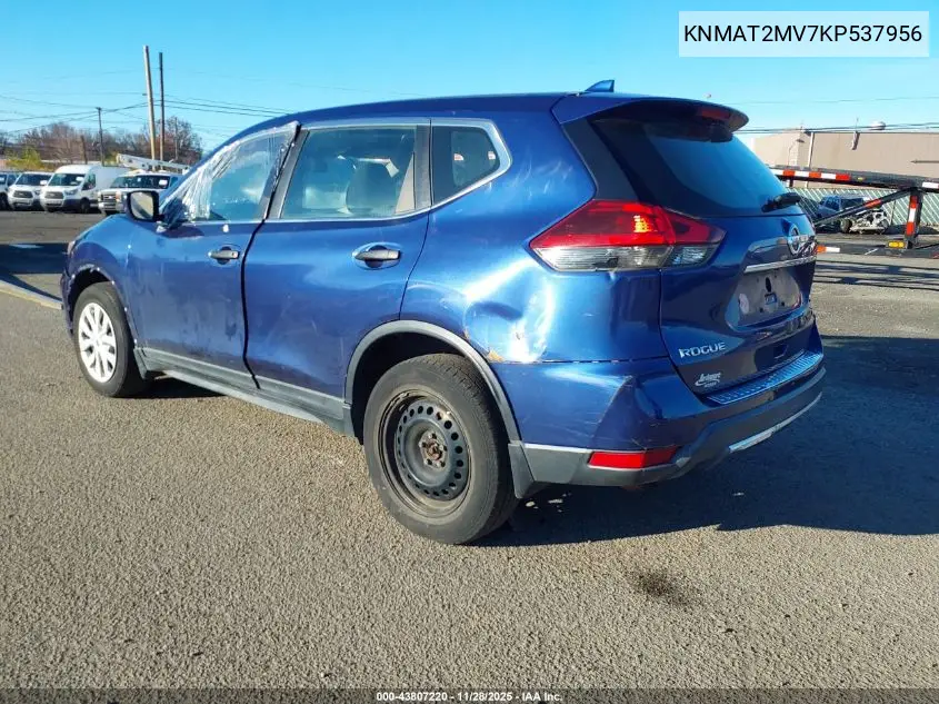 KNMAT2MV7KP537956 2019 Nissan Rogue S