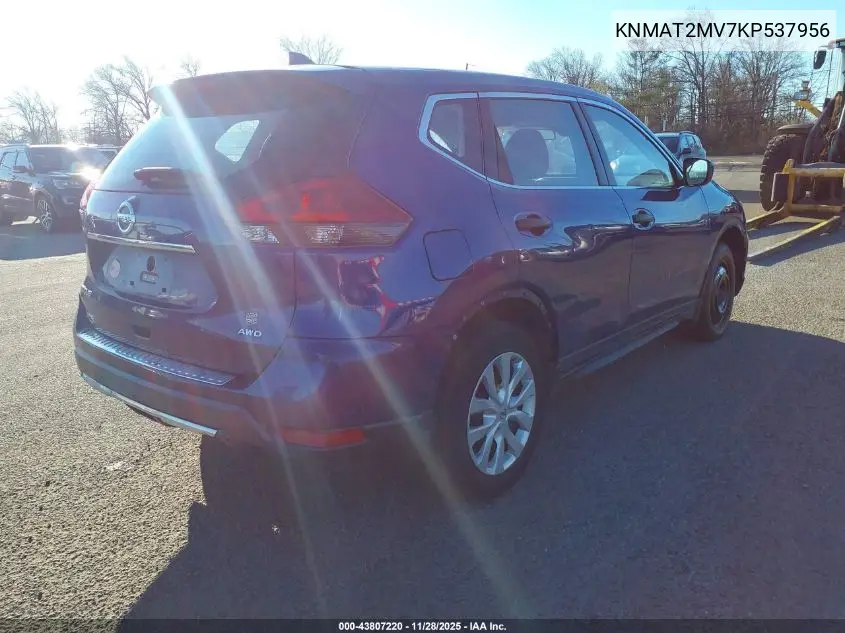 KNMAT2MV7KP537956 2019 Nissan Rogue S