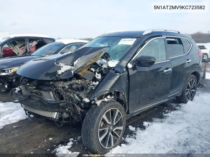 5N1AT2MV9KC723582 2019 Nissan Rogue Sl
