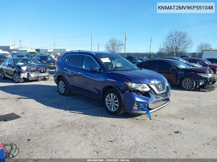 KNMAT2MV9KP551048 2019 Nissan Rogue Sv