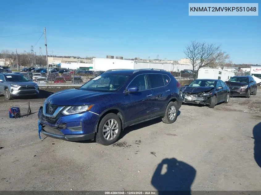 KNMAT2MV9KP551048 2019 Nissan Rogue Sv