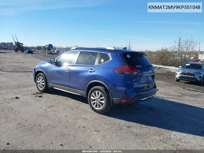 KNMAT2MV9KP551048 2019 Nissan Rogue Sv