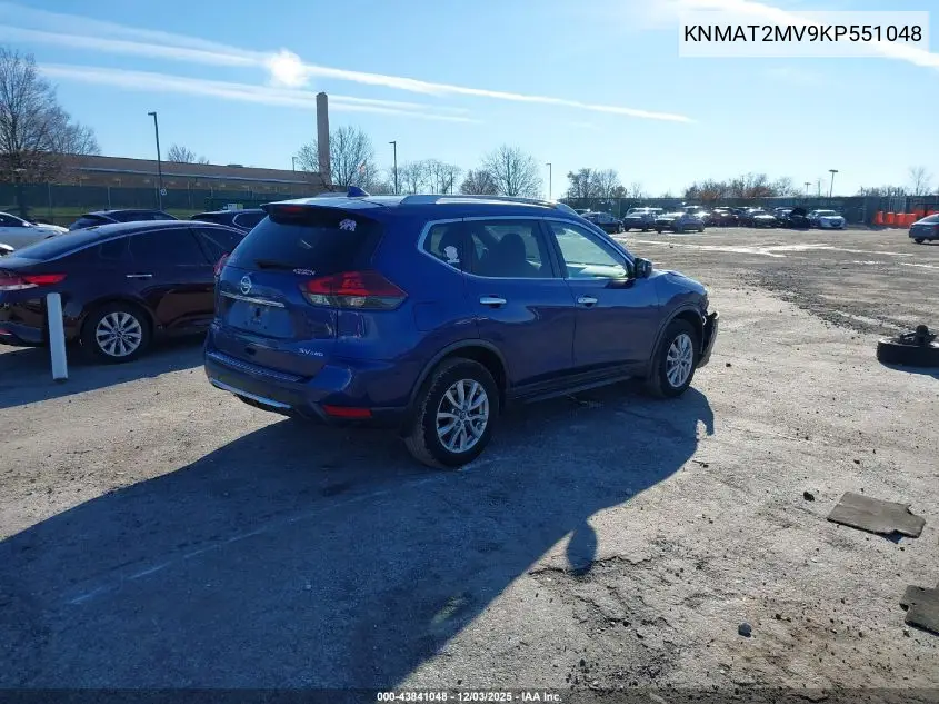 KNMAT2MV9KP551048 2019 Nissan Rogue Sv