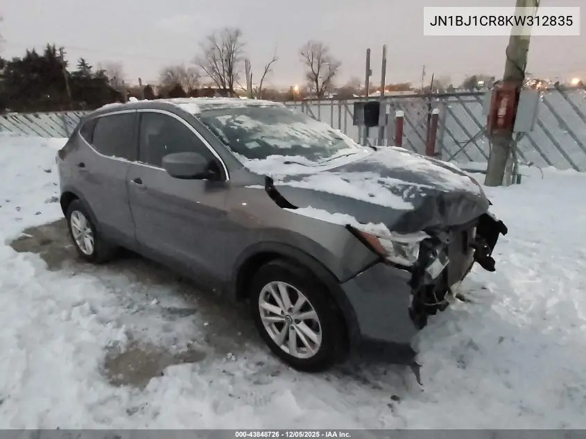 JN1BJ1CR8KW312835 2019 Nissan Rogue Sport S