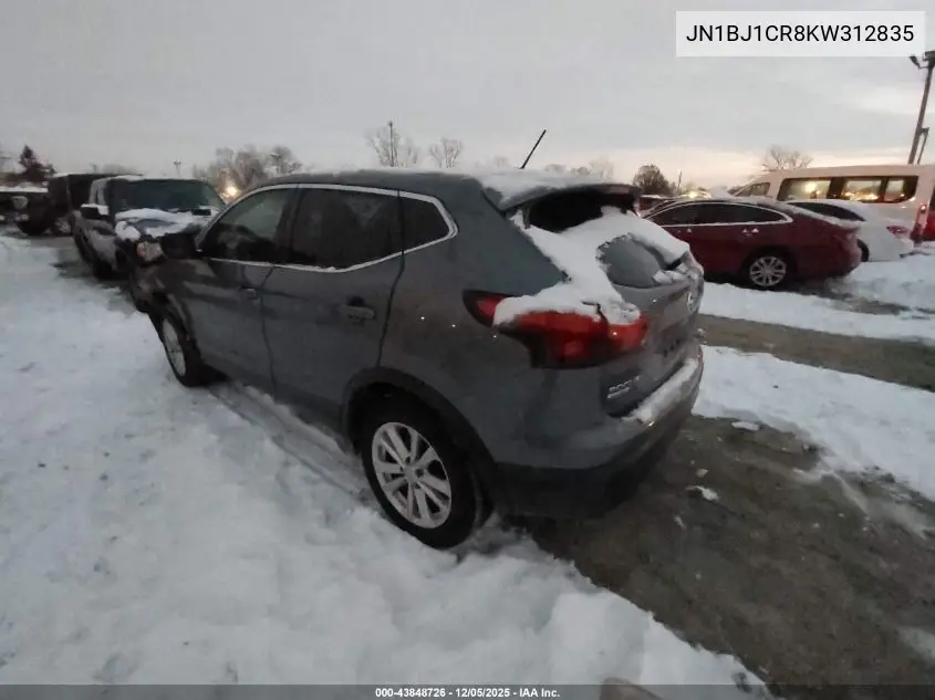 JN1BJ1CR8KW312835 2019 Nissan Rogue Sport S