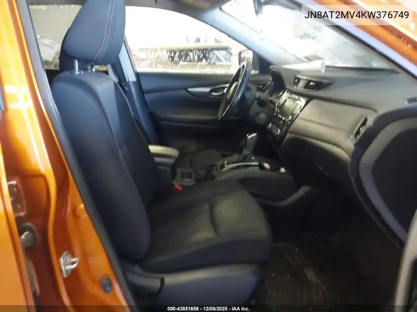 JN8AT2MV4KW376749 2019 Nissan Rogue Sv