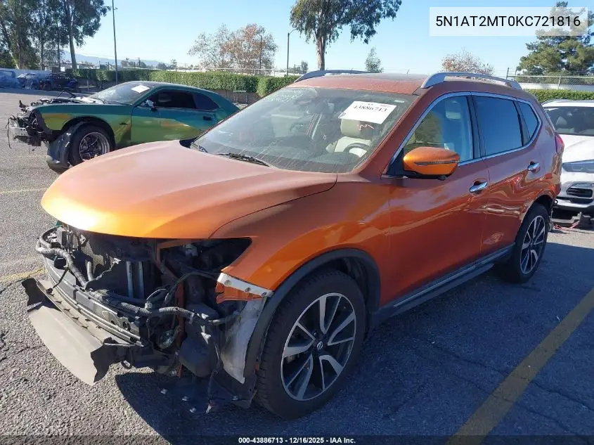 5N1AT2MT0KC721816 2019 Nissan Rogue Sl